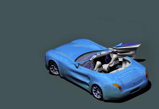 3D Model: Car - ''SEVEN'' by bellacARTa. Click and go to the page where you can download this free 3D object.